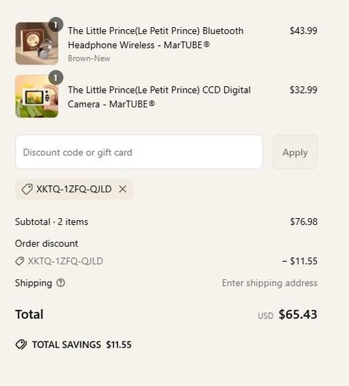 proof of working MarTUBE discount codes XKTQ-1ZFQ-QJLD