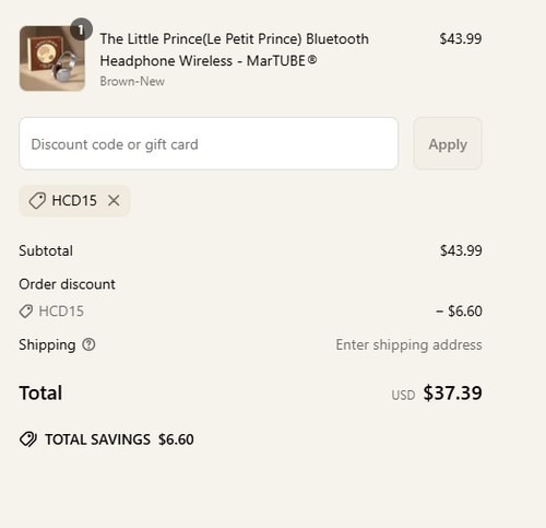 proof of working MarTUBE discount codes HCD15