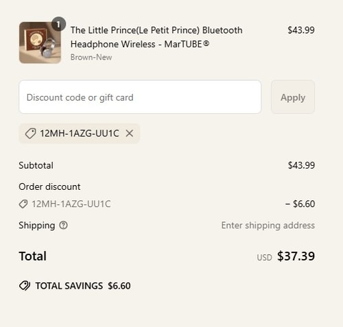proof of working MarTUBE discount codes 12MH-1AZG-UU1C