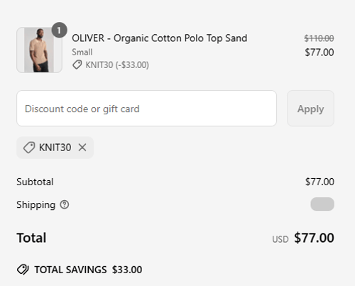 proof of working Komodo Fashion discount codes KNIT30