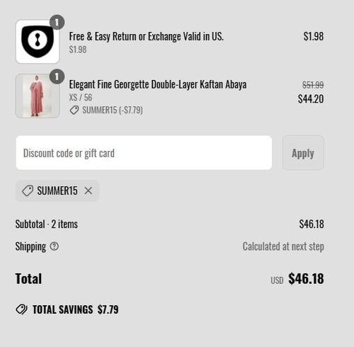 proof of working EastEssence promo codes SUMMER15