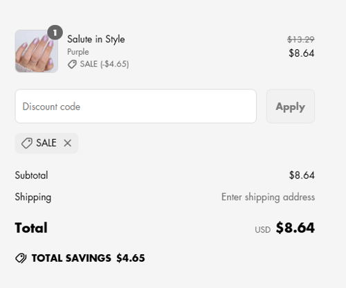 proof of working VSALON discount codes SALE