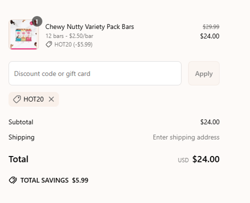 proof of working Love Good Fats coupon codes HOT20