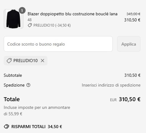 proof of working Preludio Moda coupon code PRELU✱✱✱✱✱