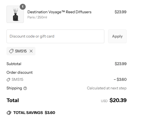 proof of working L&egrave;lior coupon codes sms15