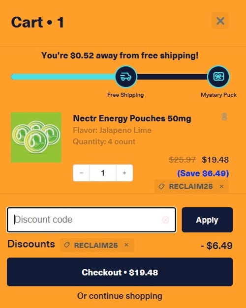 proof of working Nectr.Energy discount codes RECLAIM25