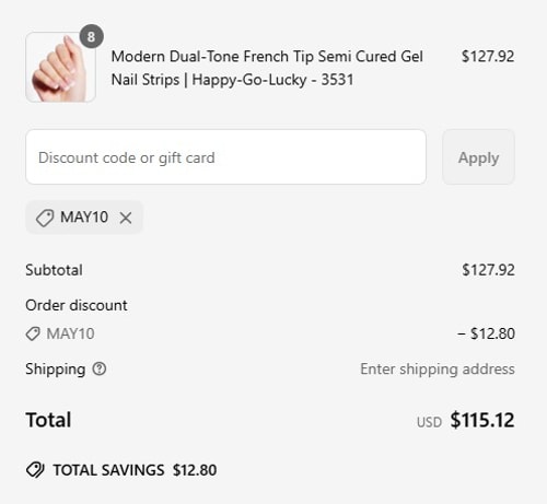 proof of working Danni & Toni coupon codes May10