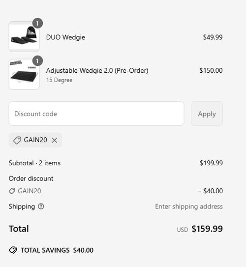 proof of working SquatWedgiez discount codes GAIN20