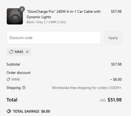 proof of working ChubbyCable discount codes MM6