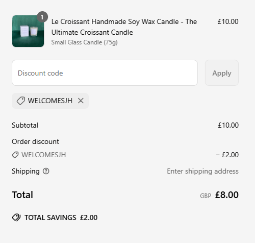 proof of working Simon James Home discount codes WELCO✱✱✱✱✱