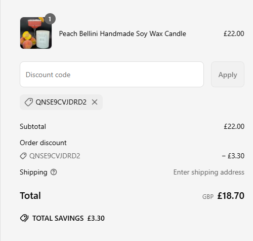 proof of working Simon James Home discount codes QNSE9CVJDRD2