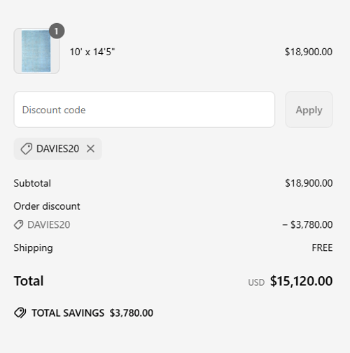 proof of working Davies Reid Rugs coupon codes DAVI✱✱✱✱