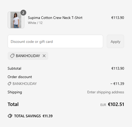 proof of working Lavender Hill Clothing discount codes BankHoliday