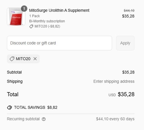 proof of working Longevity Box discount codes Mito20