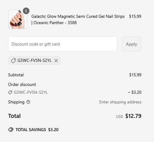 proof of working Danni & Toni coupon codes G3WC-FV5N-S2YL