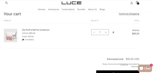 proof of working LUCE Beauty coupon codes SUMMER20