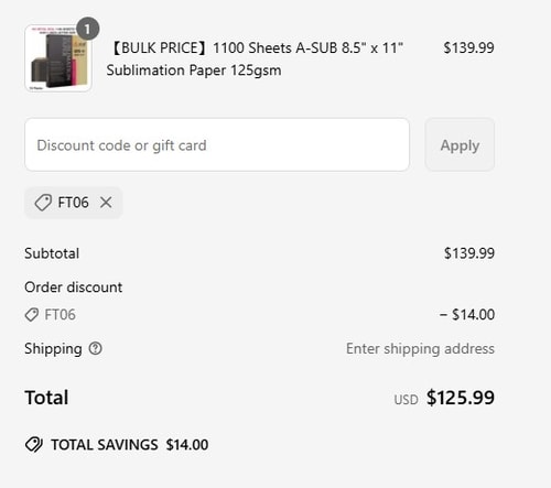 proof of working A-SUB coupon codes FT06