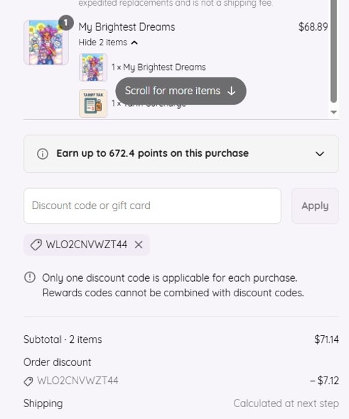 proof of working Dreamer Designs discount codes WLO2CNVWZT44