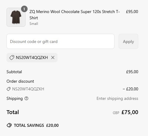 proof of working Neem London discount codes NS20WT4QQZKH