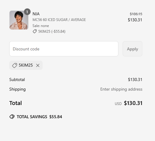 proof of working Kim Kimble Hair coupon codes 5KIM25