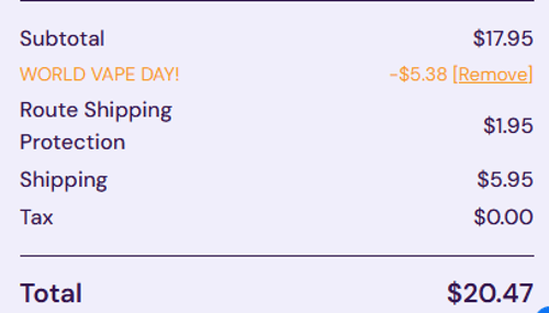 proof of working The Hemp Doctor coupon codes VAPEDAY
