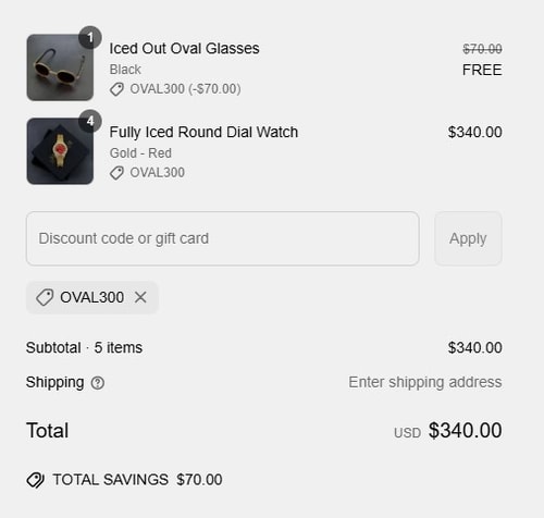 proof of working IceClique Jewelry discount codes OVAL300