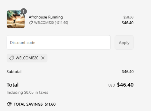 proof of working The Vocal Market coupon codes WELCOME20