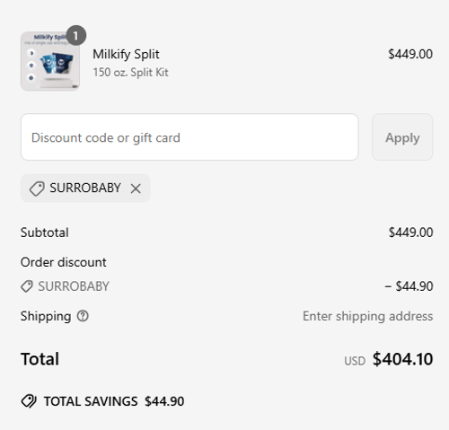 proof of working Milkify discount codes SURROBABY