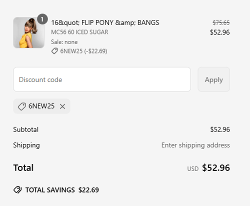 proof of working Kim Kimble Hair coupon codes 6NEW25