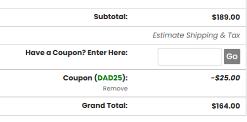 proof of working FJackets coupon codes DAD25