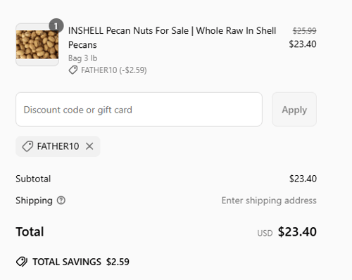 proof of working Millican Pecan discount codes FATHER10