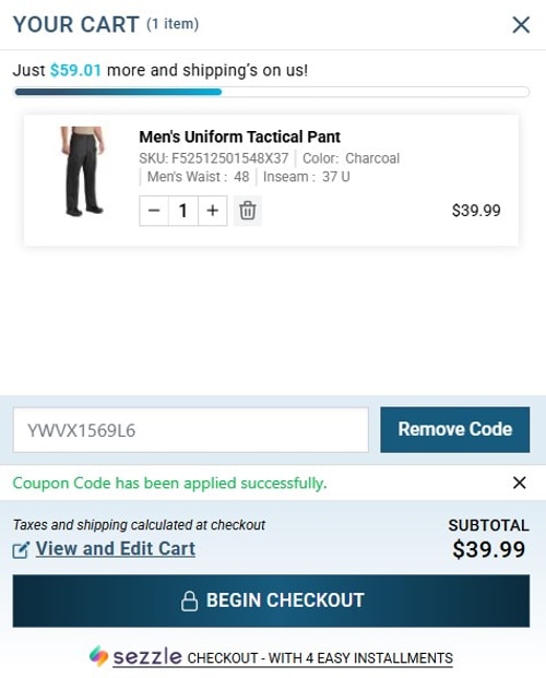 proof of working Propper discount codes YWVX1569L6