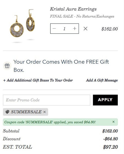proof of working Waxing Poetic coupon codes SUMMERSALE