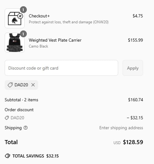 proof of working Wolf Tactical discount codes DAD20