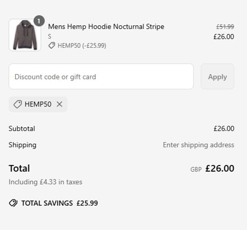 proof of working Myga discount codes HEMP50