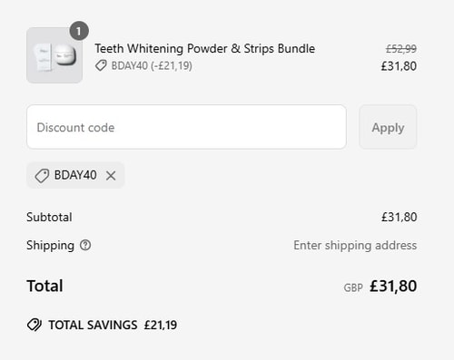 proof of working Polished London coupon codes BDAY40