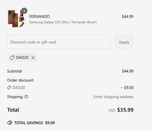 proof of working CASELES coupon codes DAD20