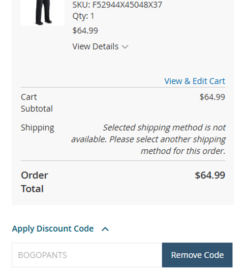 proof of working Propper discount codes BOGOPANTS