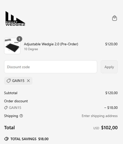proof of working SquatWedgiez discount codes GAIN15