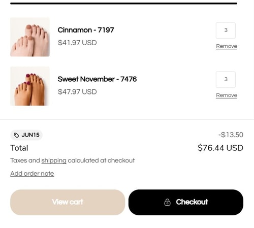 proof of working Danni & Toni coupon codes JUN15