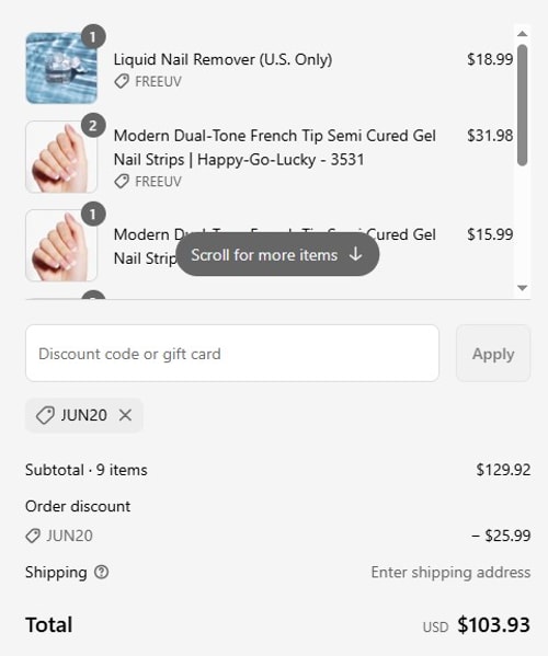 proof of working Danni & Toni coupon codes JUN20