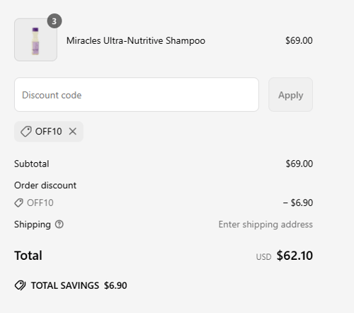 proof of working Mercado Glam coupon codes OFF10