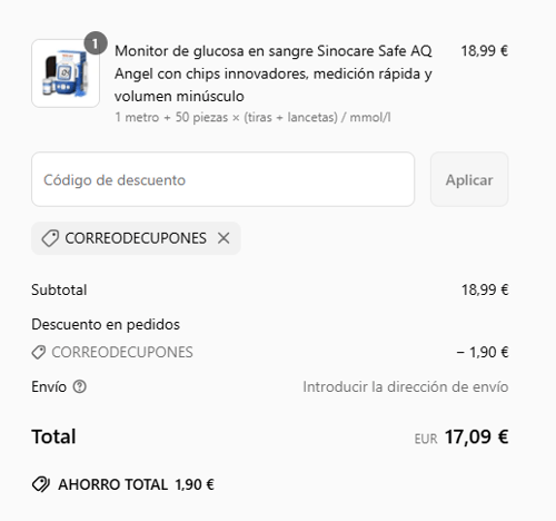 proof of working Sinocare c&oacute;digos promocionales CORREODECUPONES