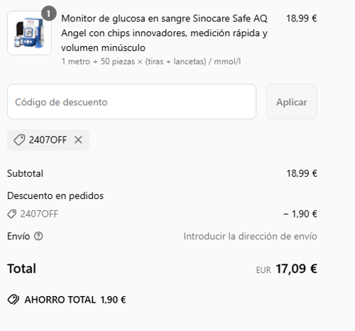 proof of working Sinocare c&oacute;digos promocionales 2407OFF