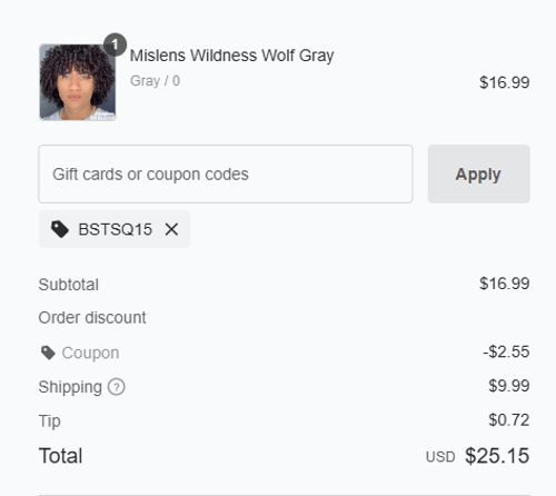 proof of working Mislens coupon codes BSTSQ15