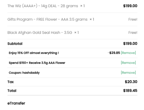 proof of working BudLyft coupon codes HASHDADDY