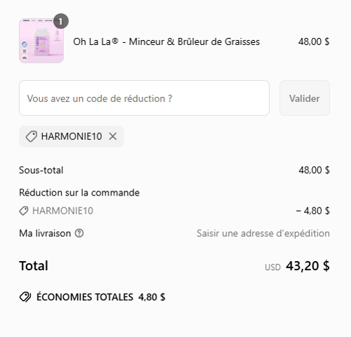 proof of working Laboratoire Uma codes promo HARMONIE10