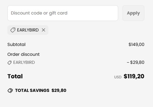 proof of working BrightCHAMPS coupon codes EARLYBIRD