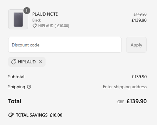 proof of working PLAUD.AI discount codes HiPLAUD