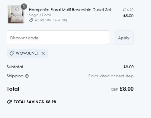 proof of working That Home Shop discount codes WOWJUNE1